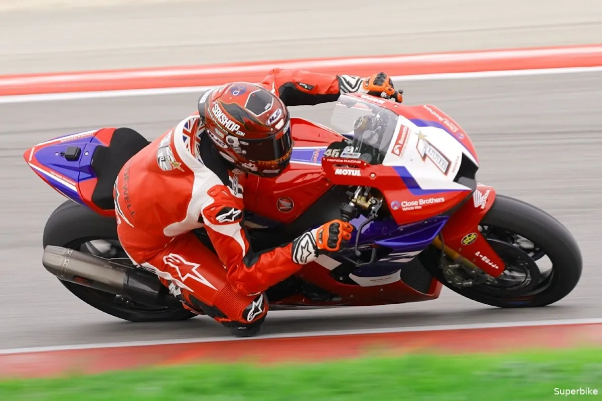 british superbike tommy bridewell test honda portimao