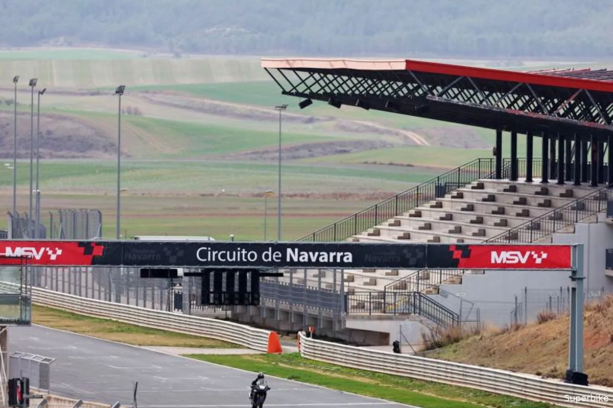 bsb british superbike navarra official test 2023