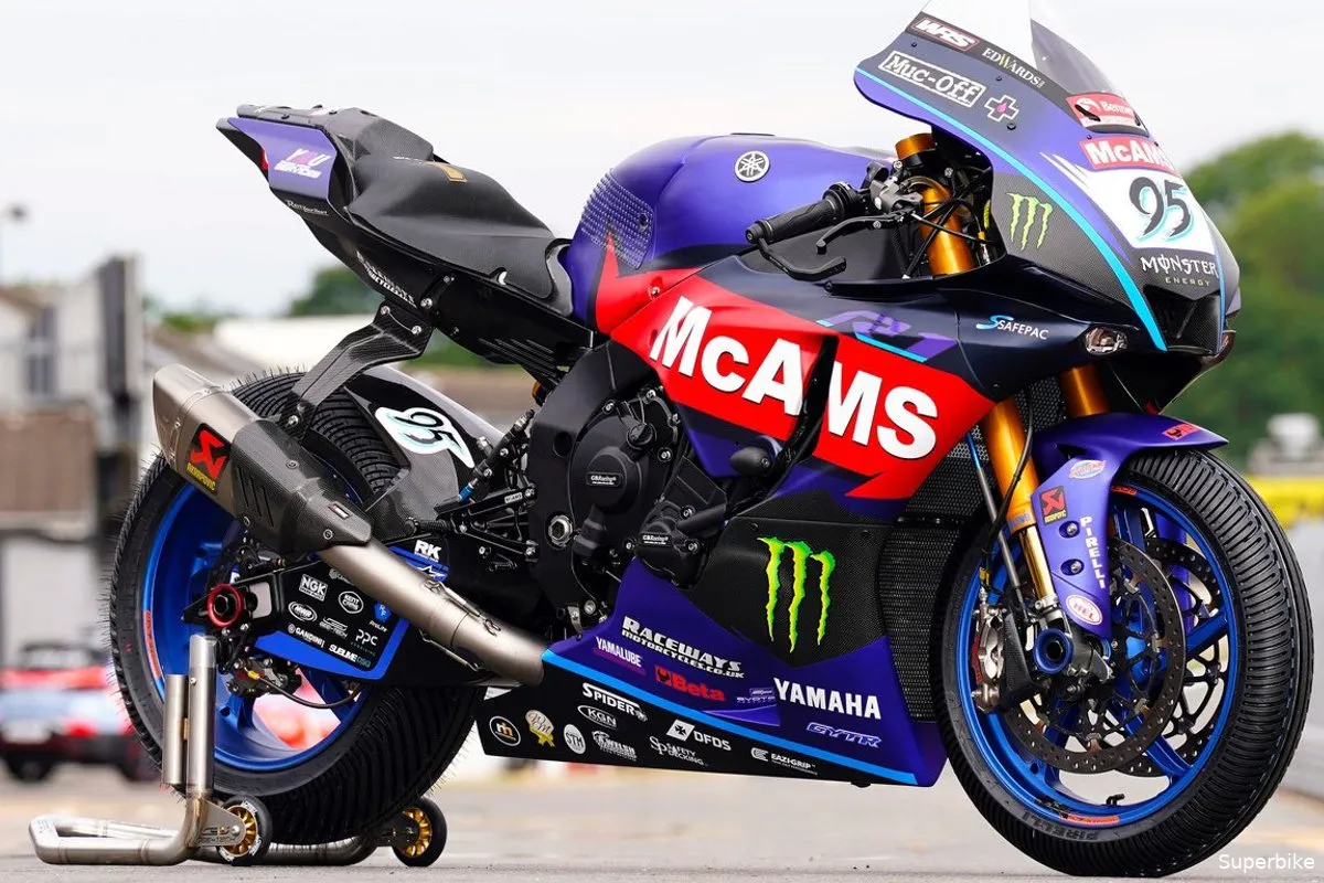 mcams yamaha r1 donington world superbike
