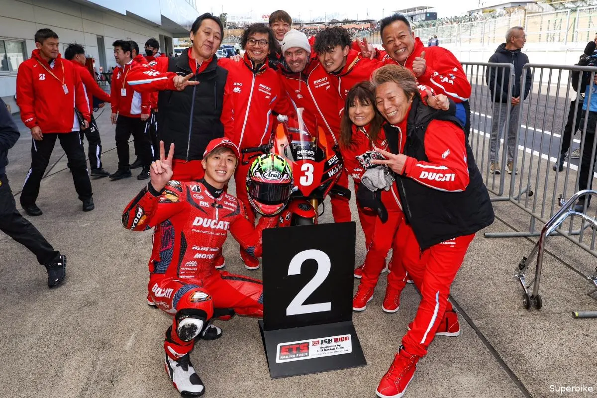 ryo mizuno ducati team kagayama podium suzuka