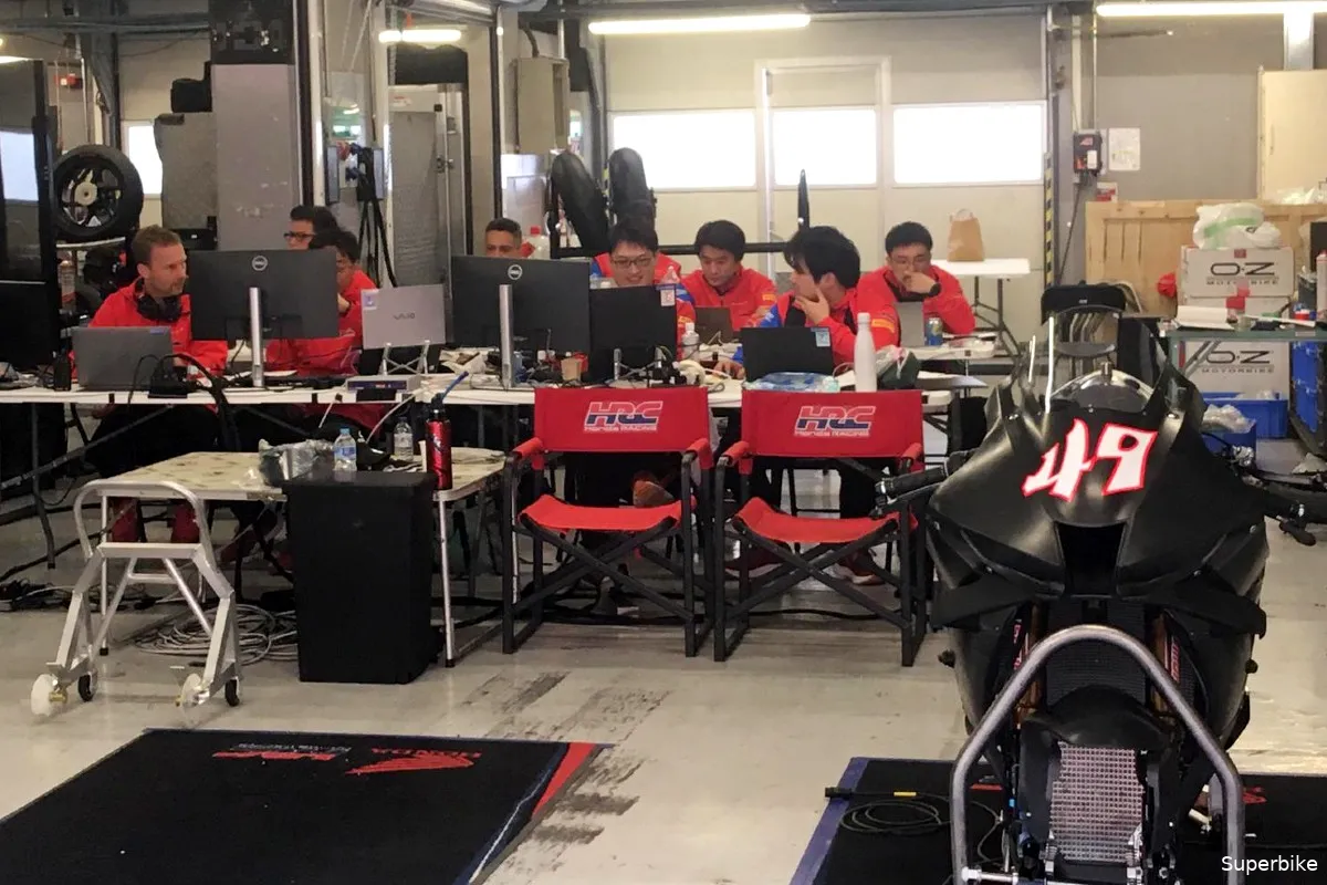 superbike box hrc test team catalunya 2024