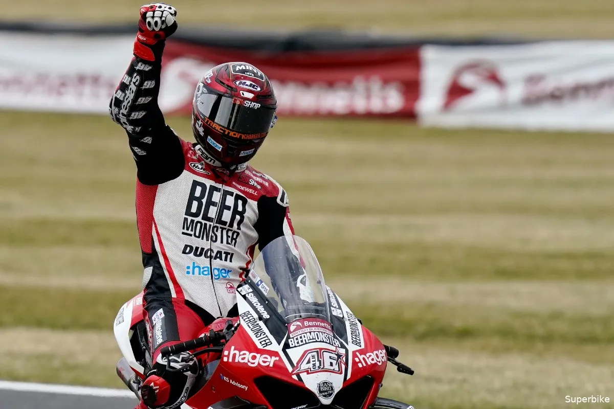 tommy bridewell wins snetterton british superbike 2023