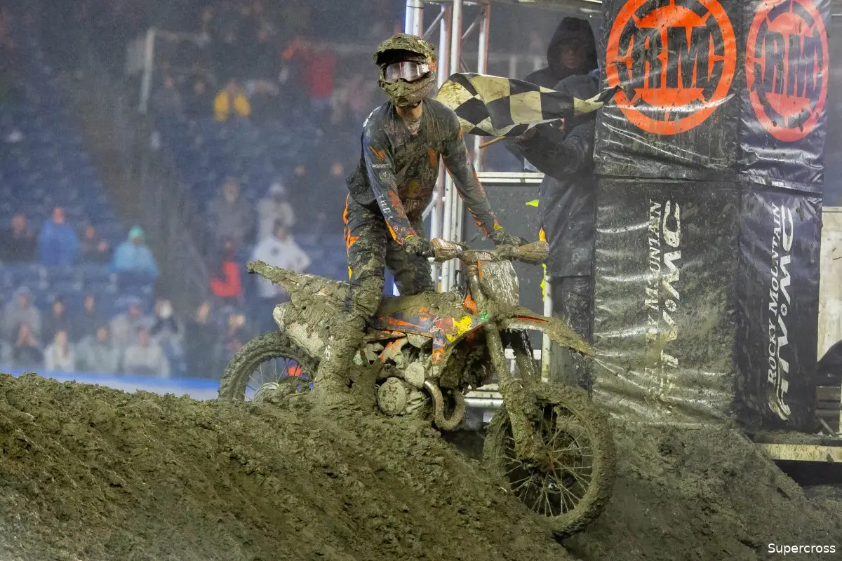 aaron plessinger win ama supercross 2025 gillette stadium