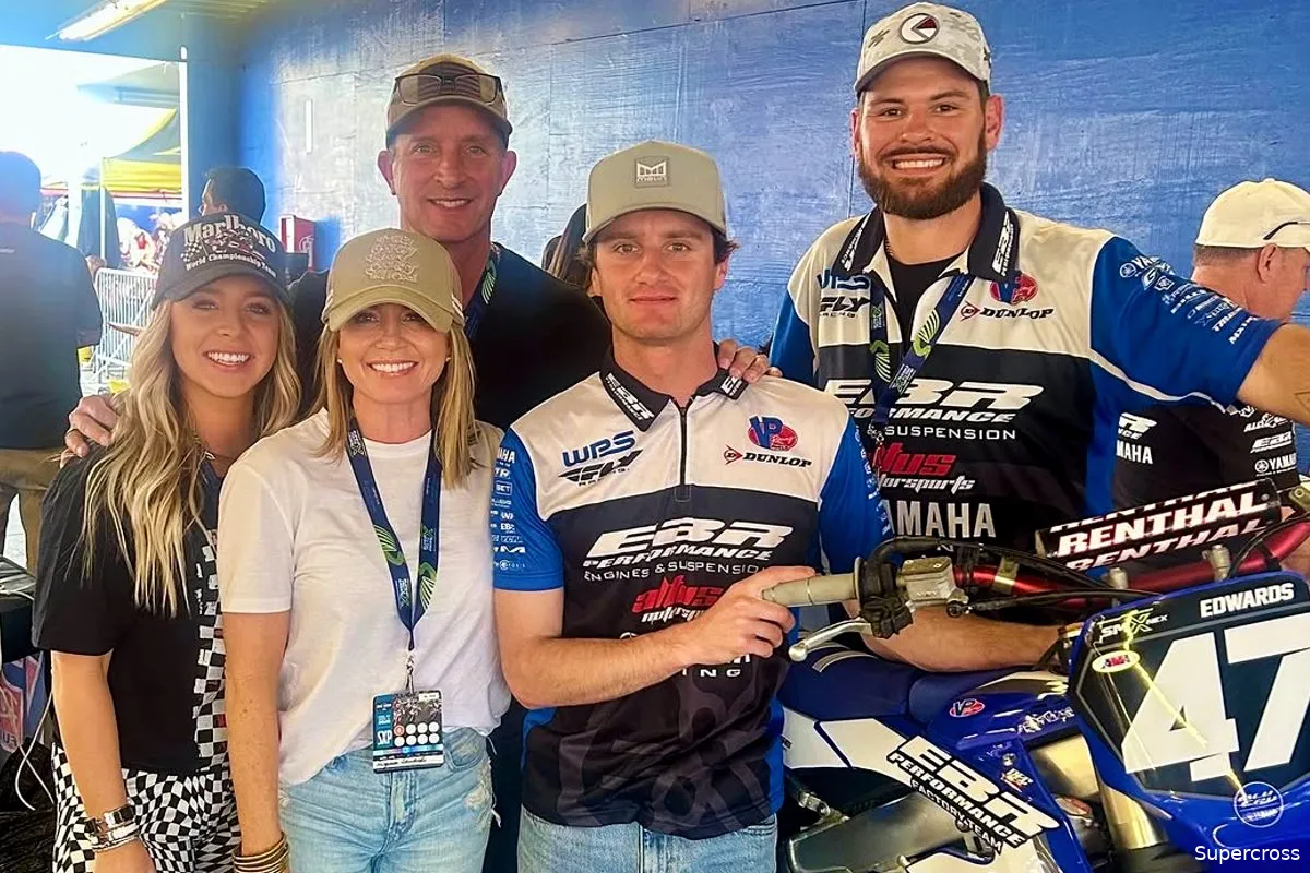 hayes edwards colin edwards daytona supercross 2025
