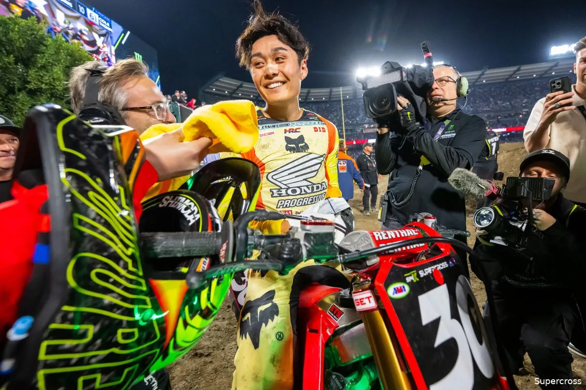 jo shimoda ama supercross 250cc anaheim 1 2025