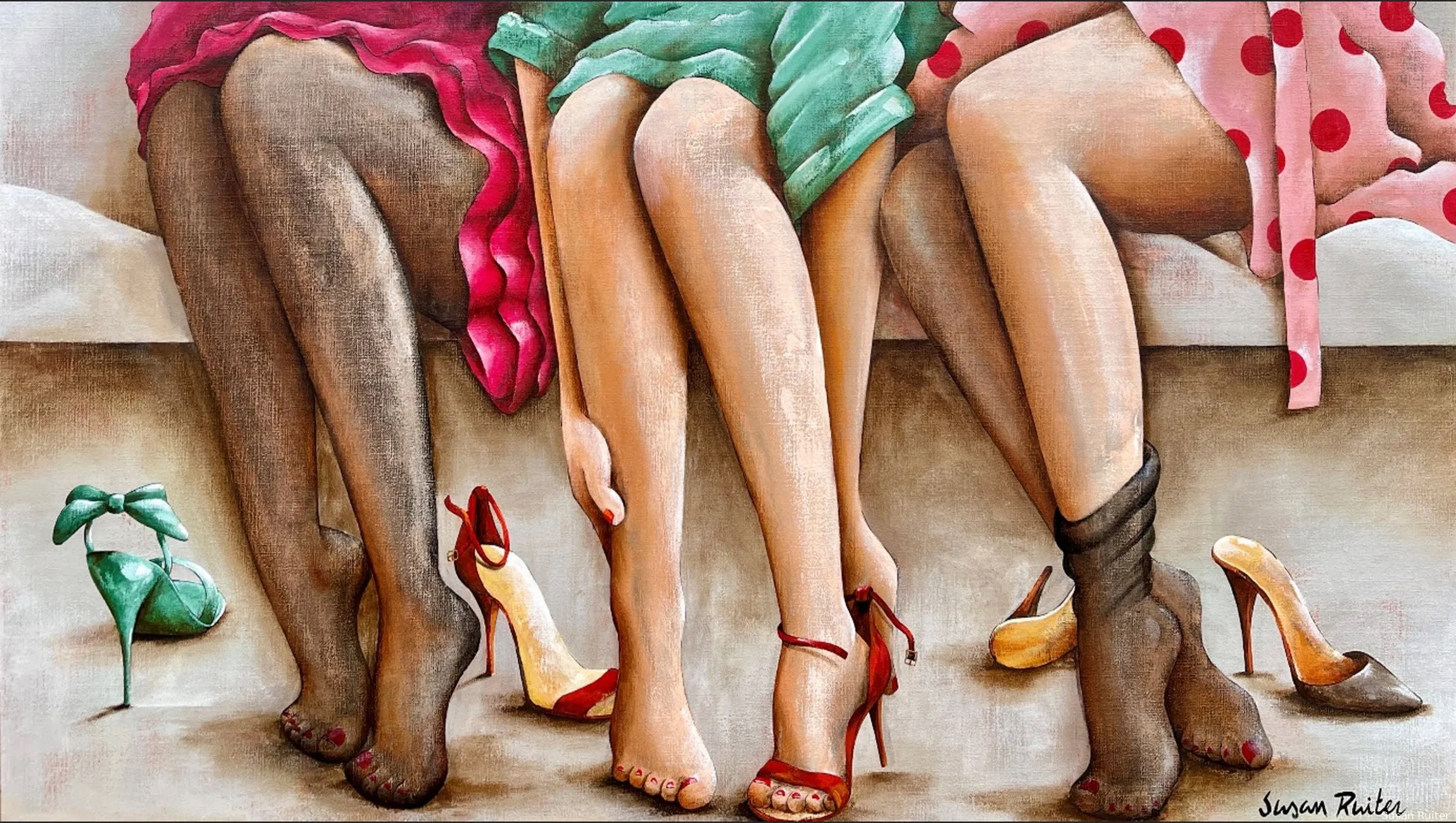 expositie sexy legs in galerie lijn 1 in velp susan ruiter