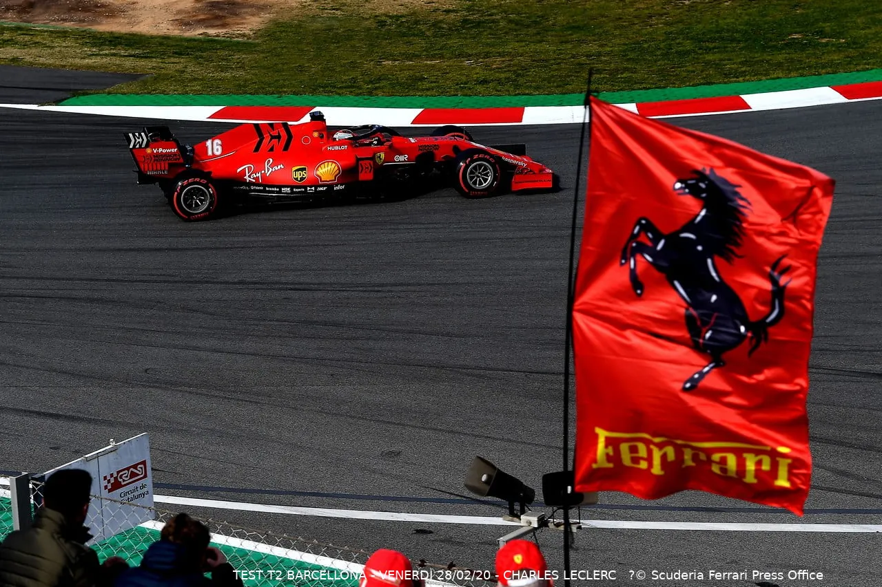 200058 test f1 barcelona 2 leclerc day31