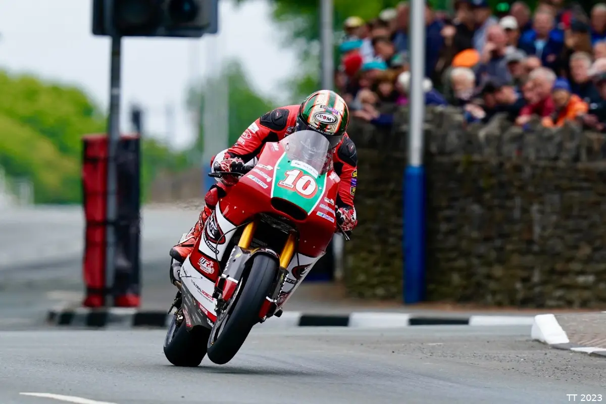 peter hickman supertwin tt race 2 2023