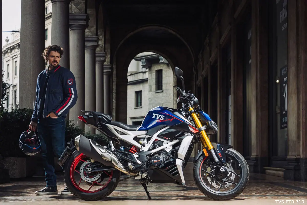 tvs rtr 310 banner modello