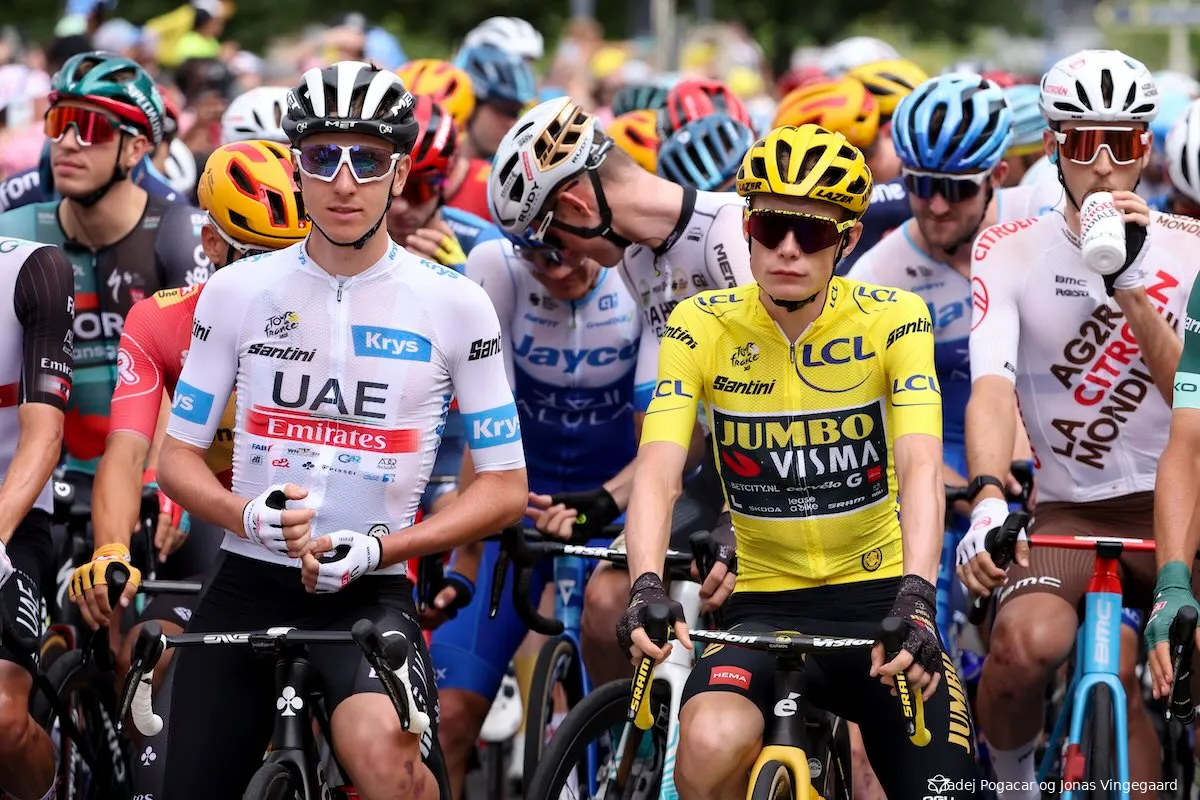 tadej pogacar jonas vingegaard tour de france