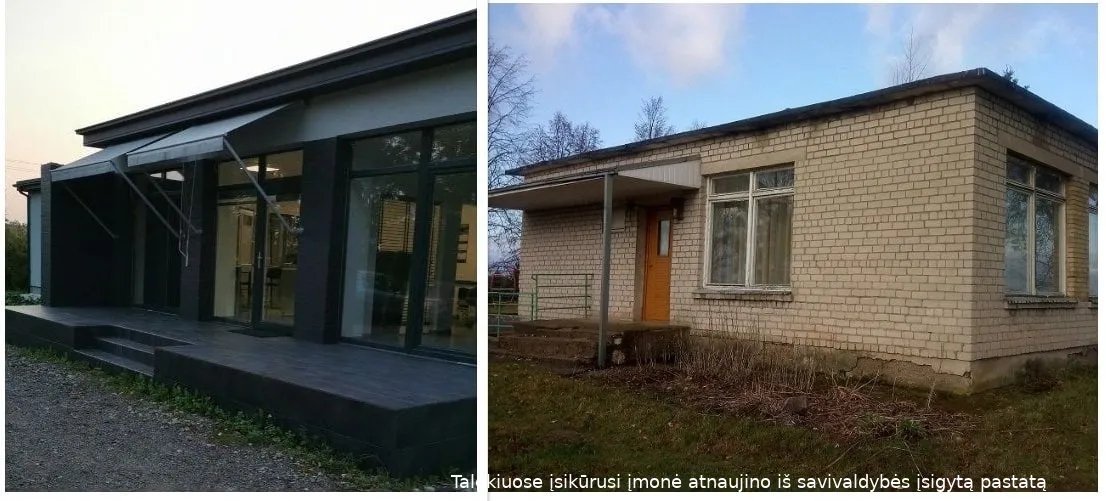 talokiuose isikurusi imone atnaujino is savivaldybes isigyta pastata