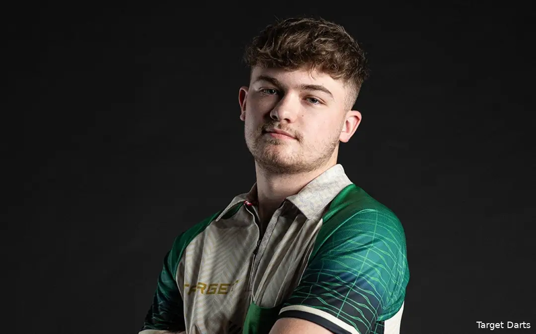 Charlie Manby promo images from Target Darts