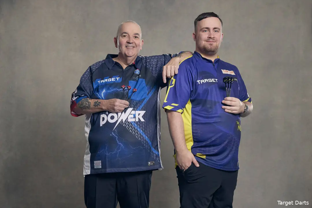 Phil Taylor en Luke Littler