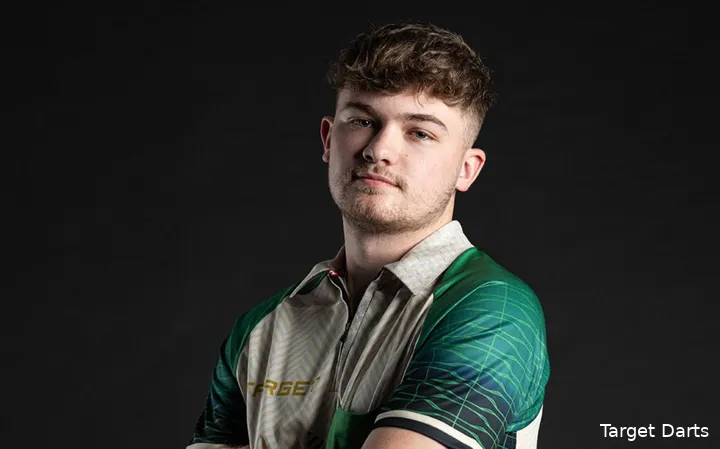 Charlie Manby promo images from Target Darts