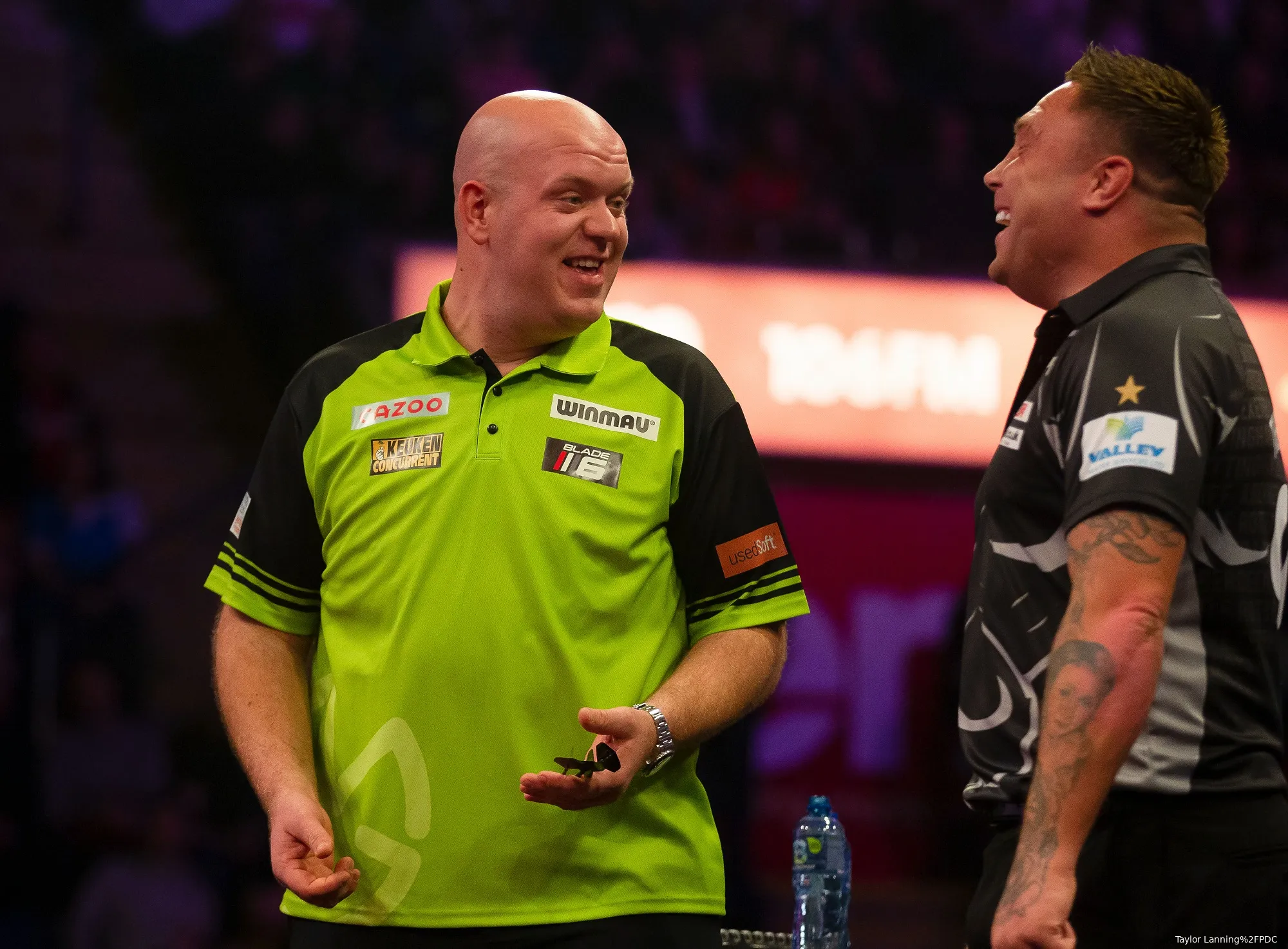 PLNottingham Gerwyn Price Michael van Gerwen2A