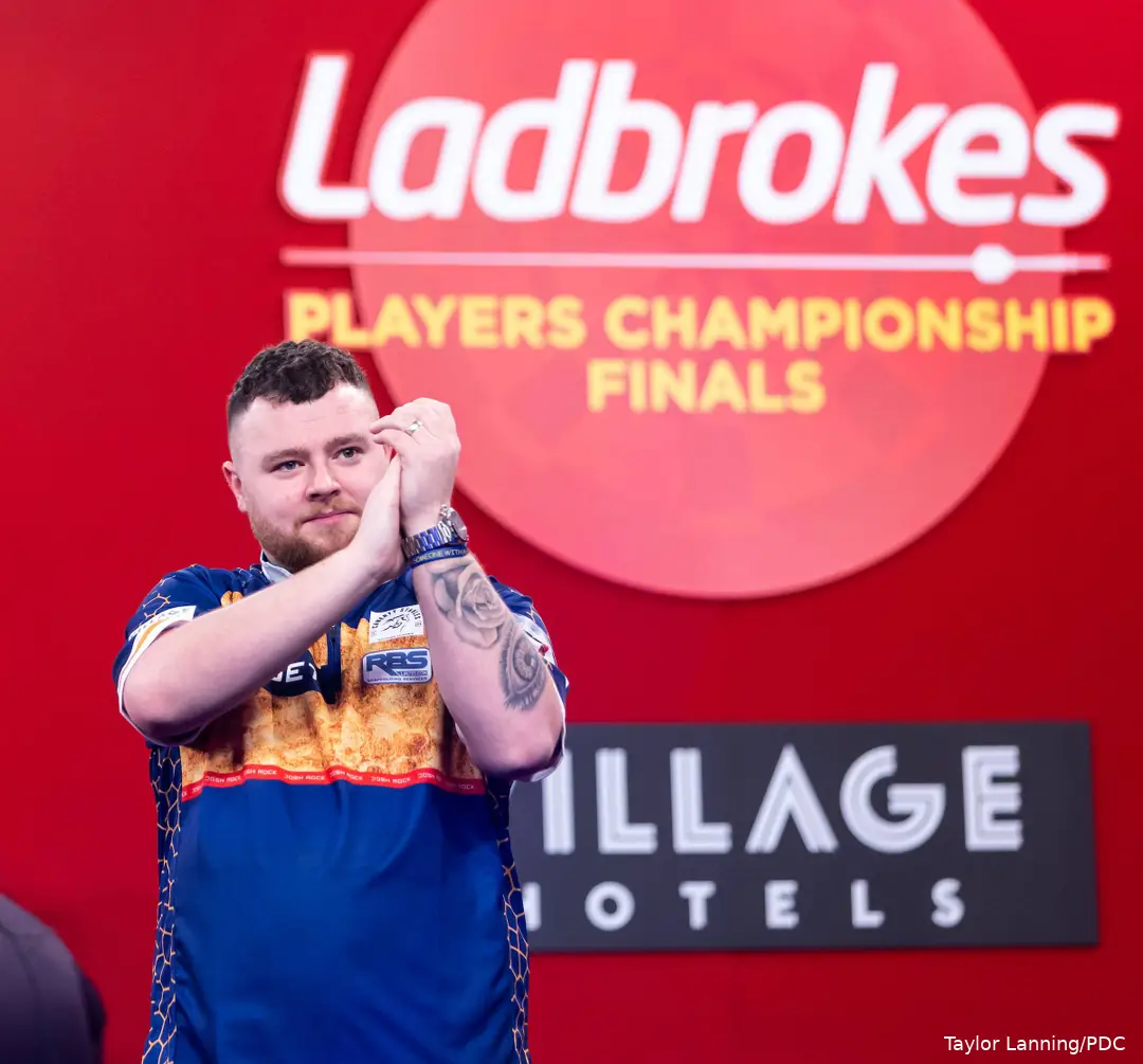 Josh Rock at the Players Championship Finals last week.