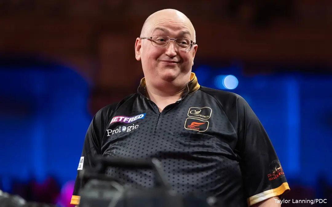 Verpasste am Mittwoch bei Players Championship 6 seinen ersten Floor-Titel: Andrew Gilding