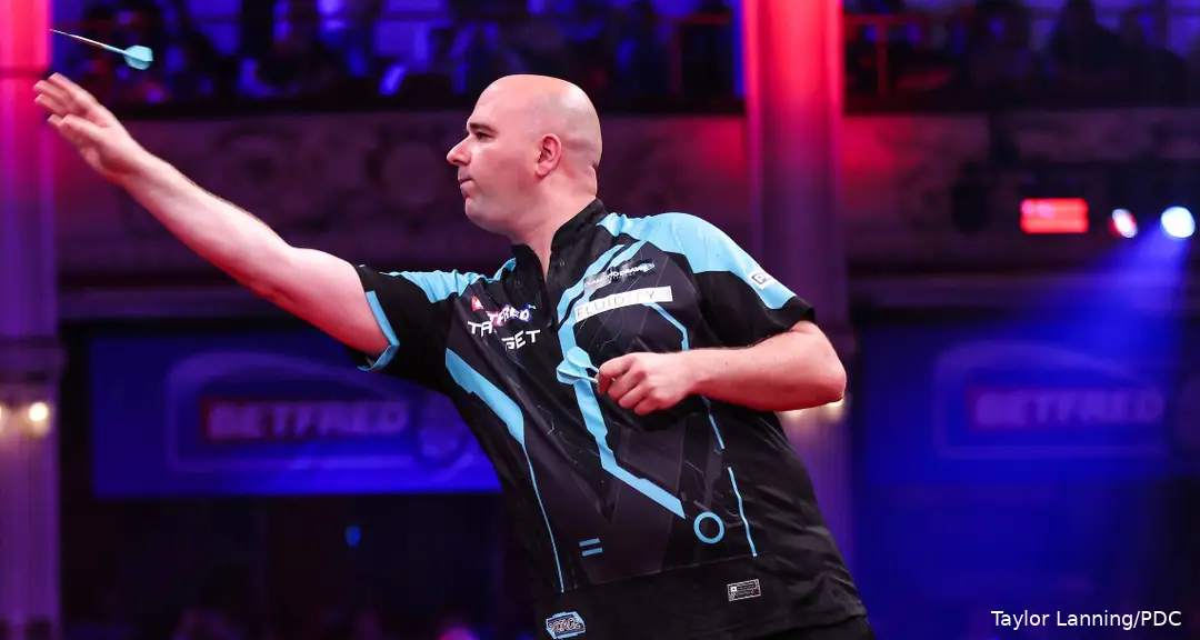 Rob Cross in Aktion