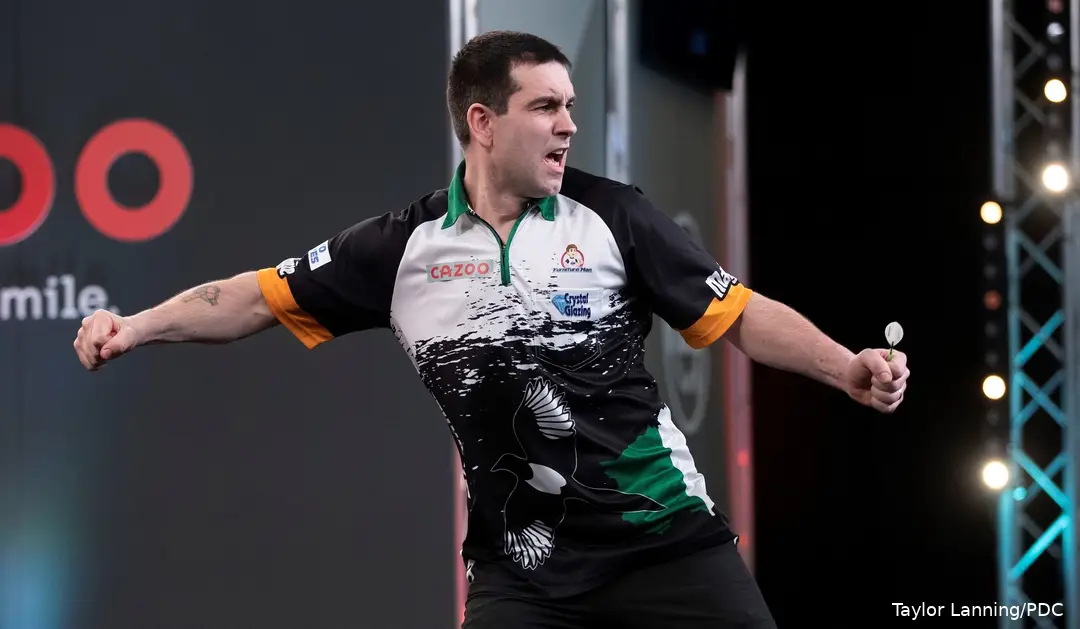 William O'Connor won verrassend met 3-1 van Rob Cross