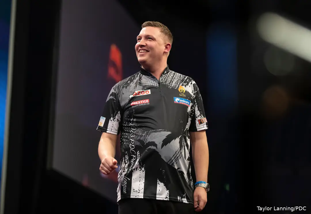 Chris Dobey behoort voor de tweede keer tot de line-up van de prestigieuze dartscompetitie