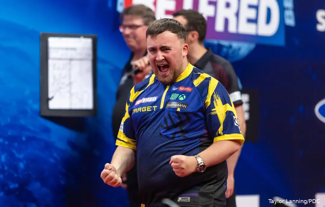 Luke Littler schreeuwt het uit