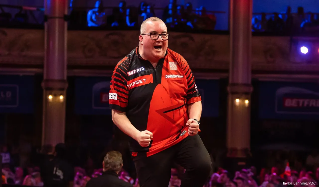 Stephen Bunting mag het nu opnemen tegen Luke Humphries