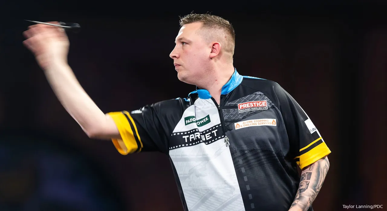 Chris Dobey bereikte op het afgelopen WK Darts de halve finales