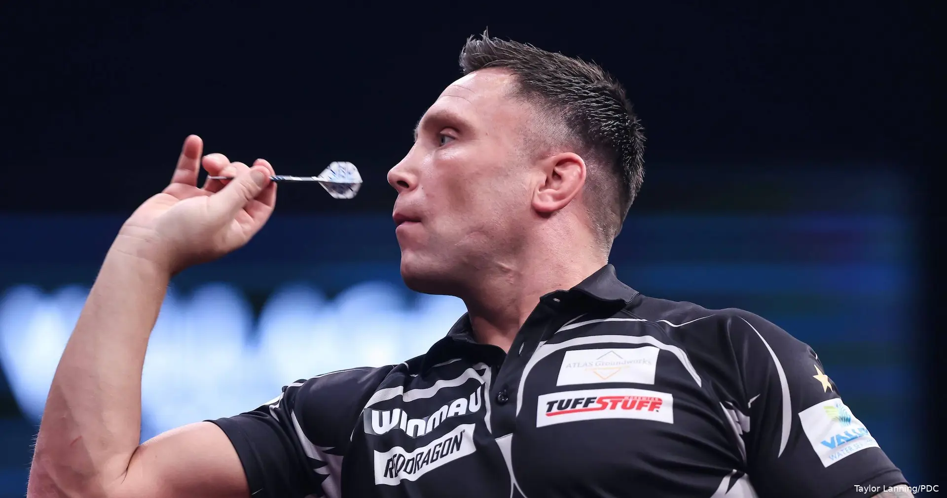 Gerwyn Price in action