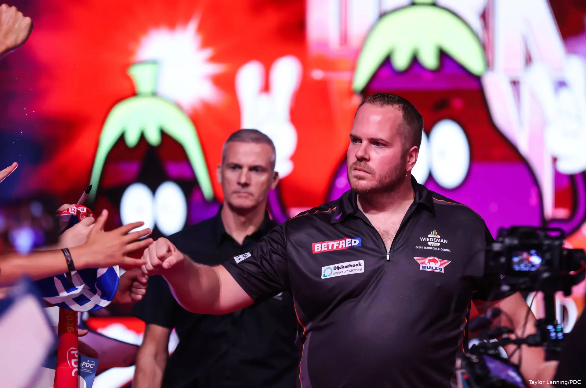 Dirk van Duijvenbode at the 2026 World Matchplay