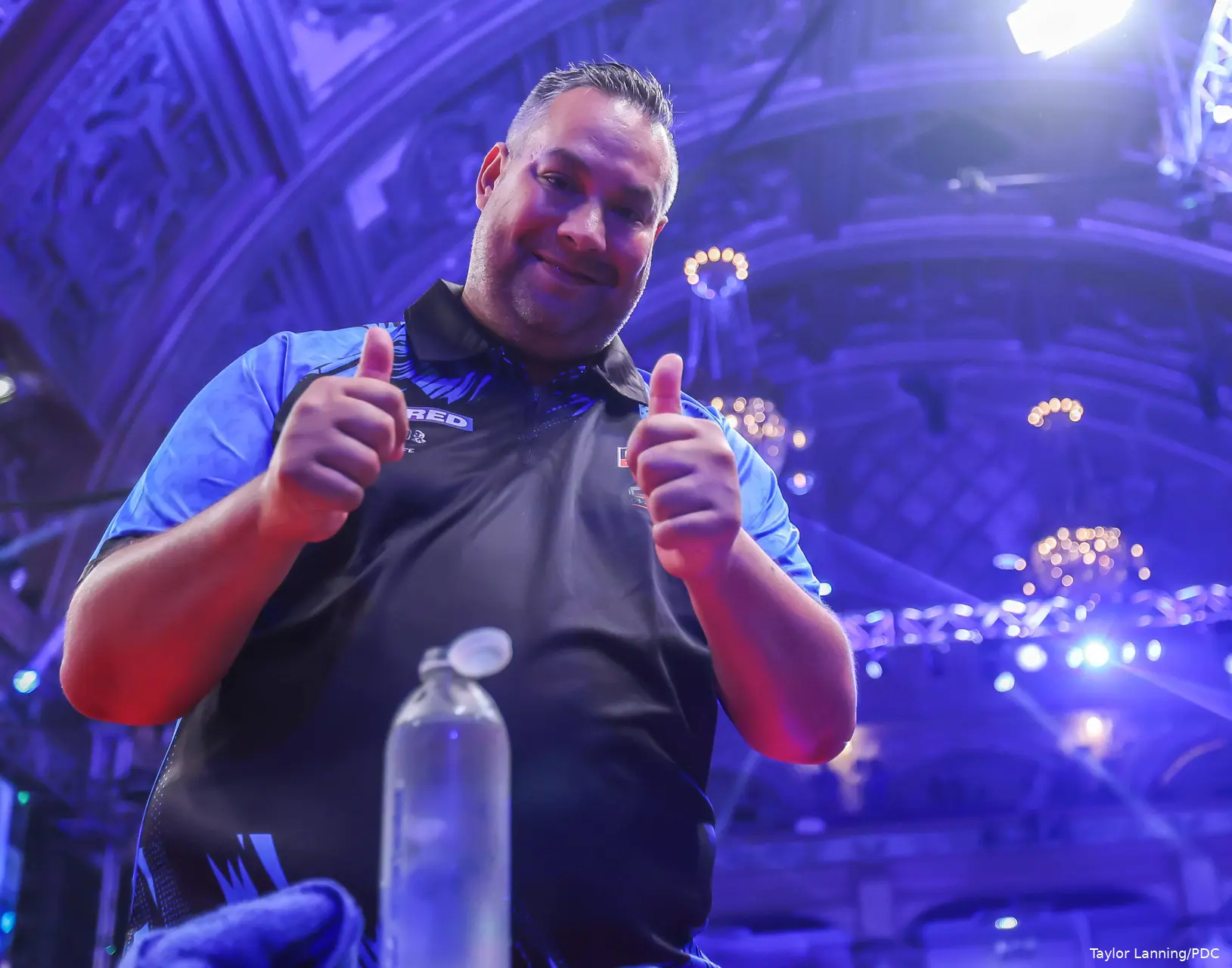 Jermaine Wattimena at the 2026 World Matchplay