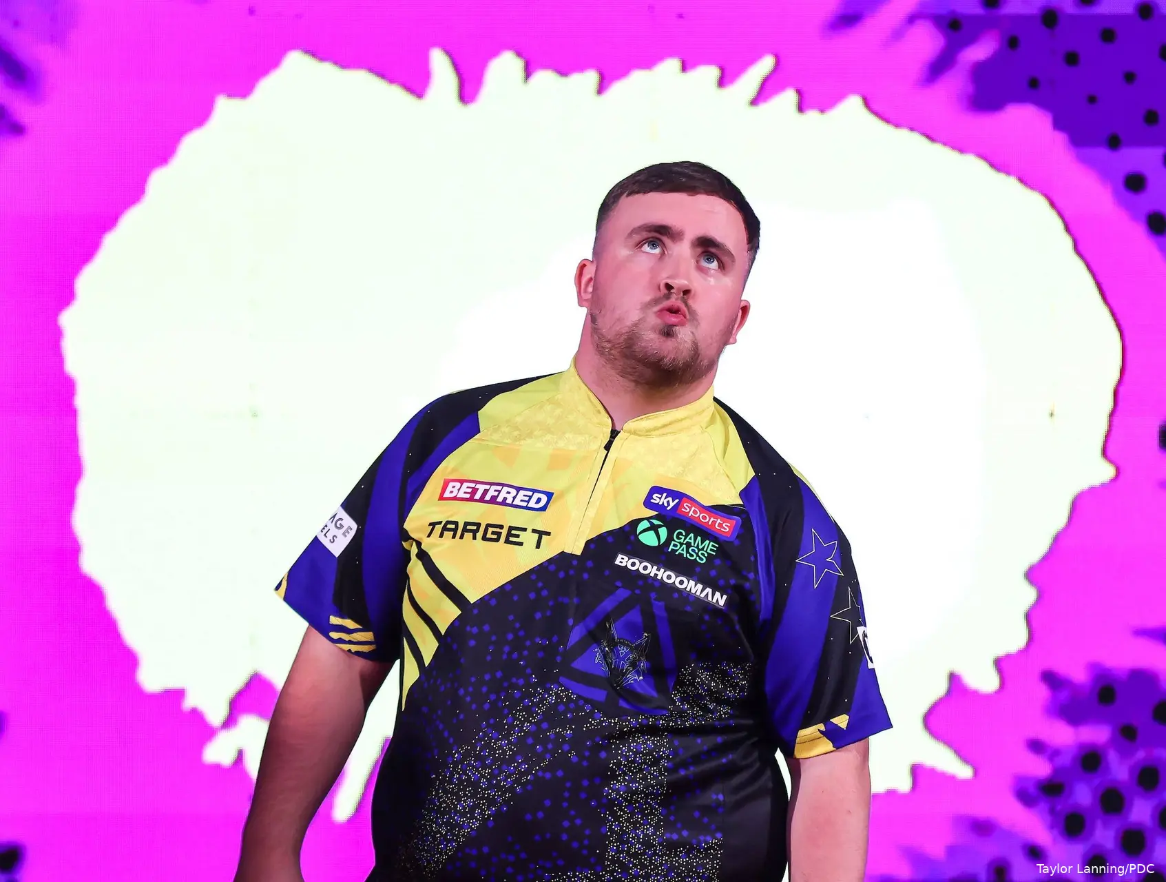 Luke Littler at the 2026 World Matchplay