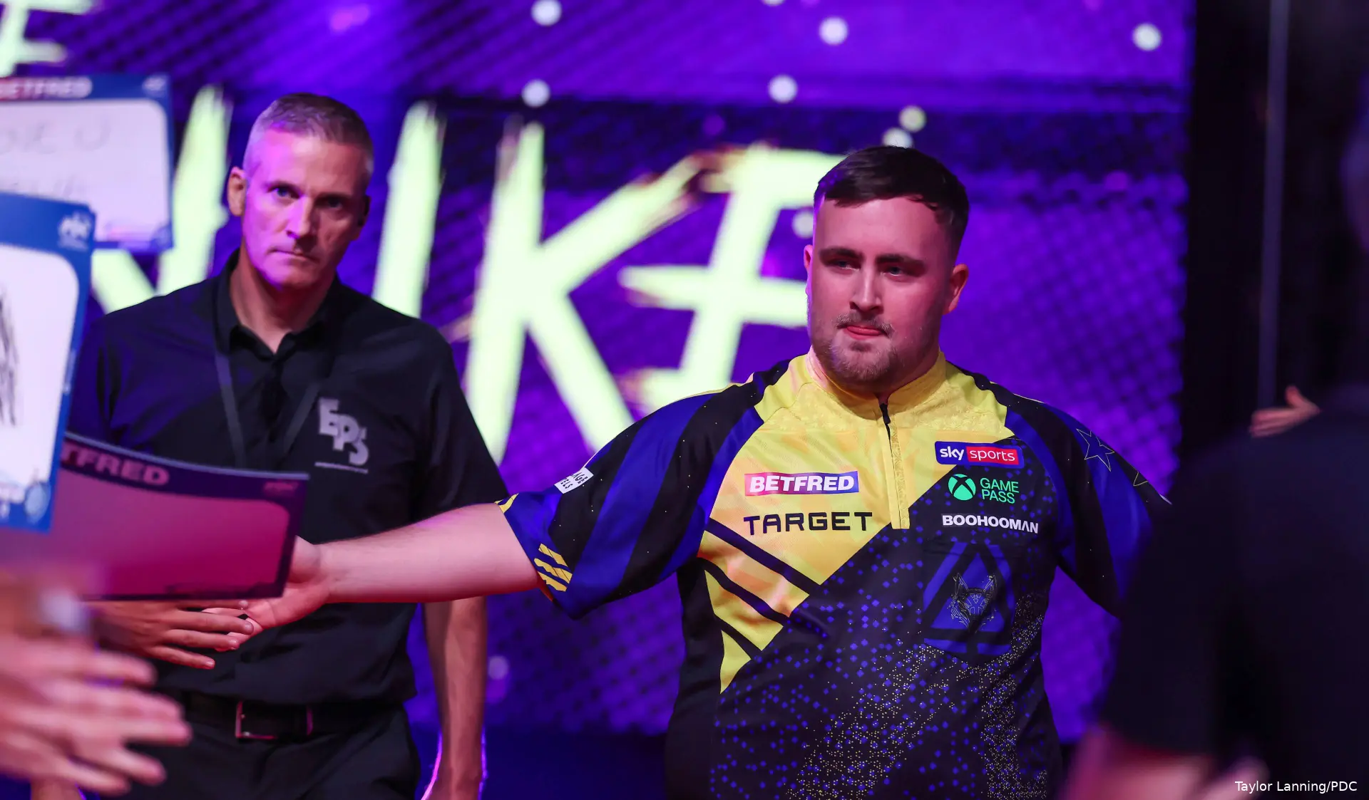 Luke Littler at the 2026 World Matchplay
