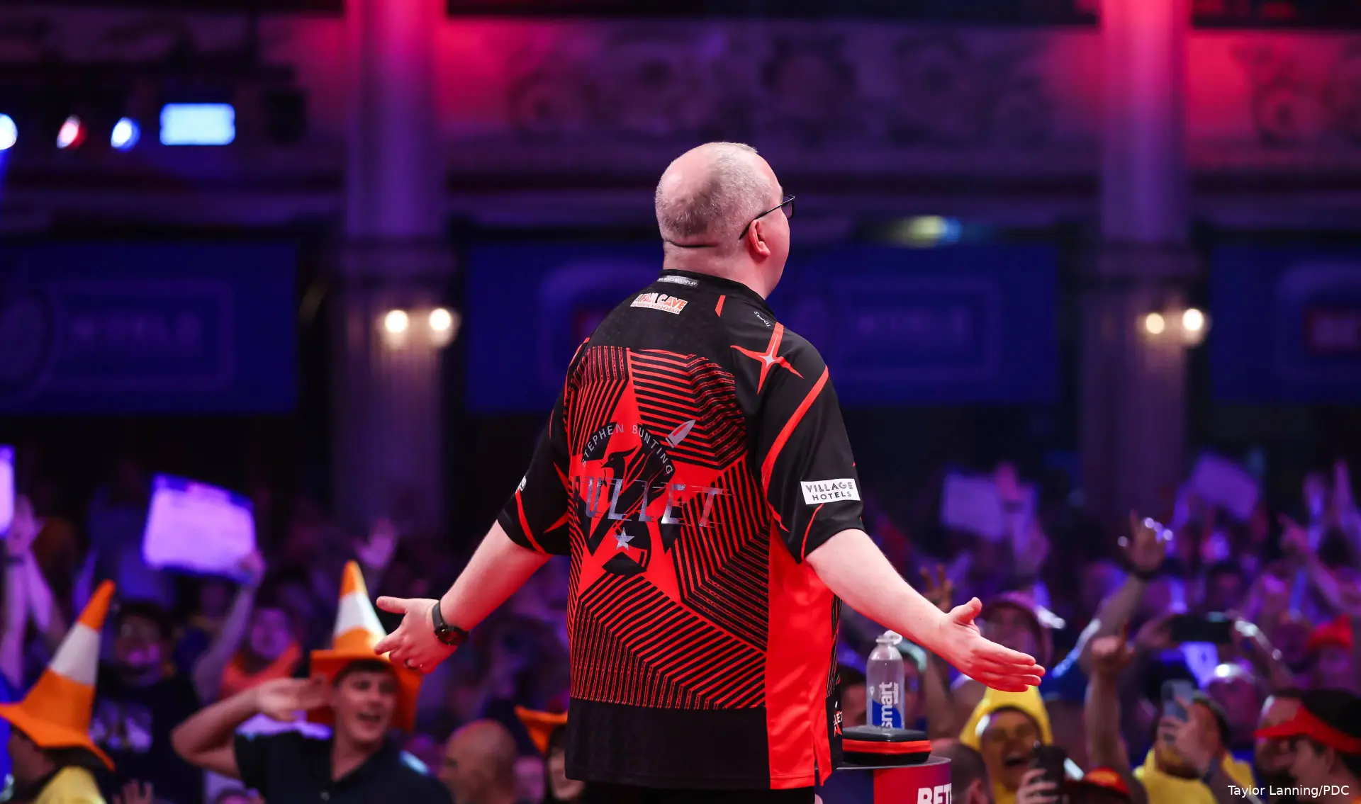 Stephen Bunting at the 2026 World Matchplay