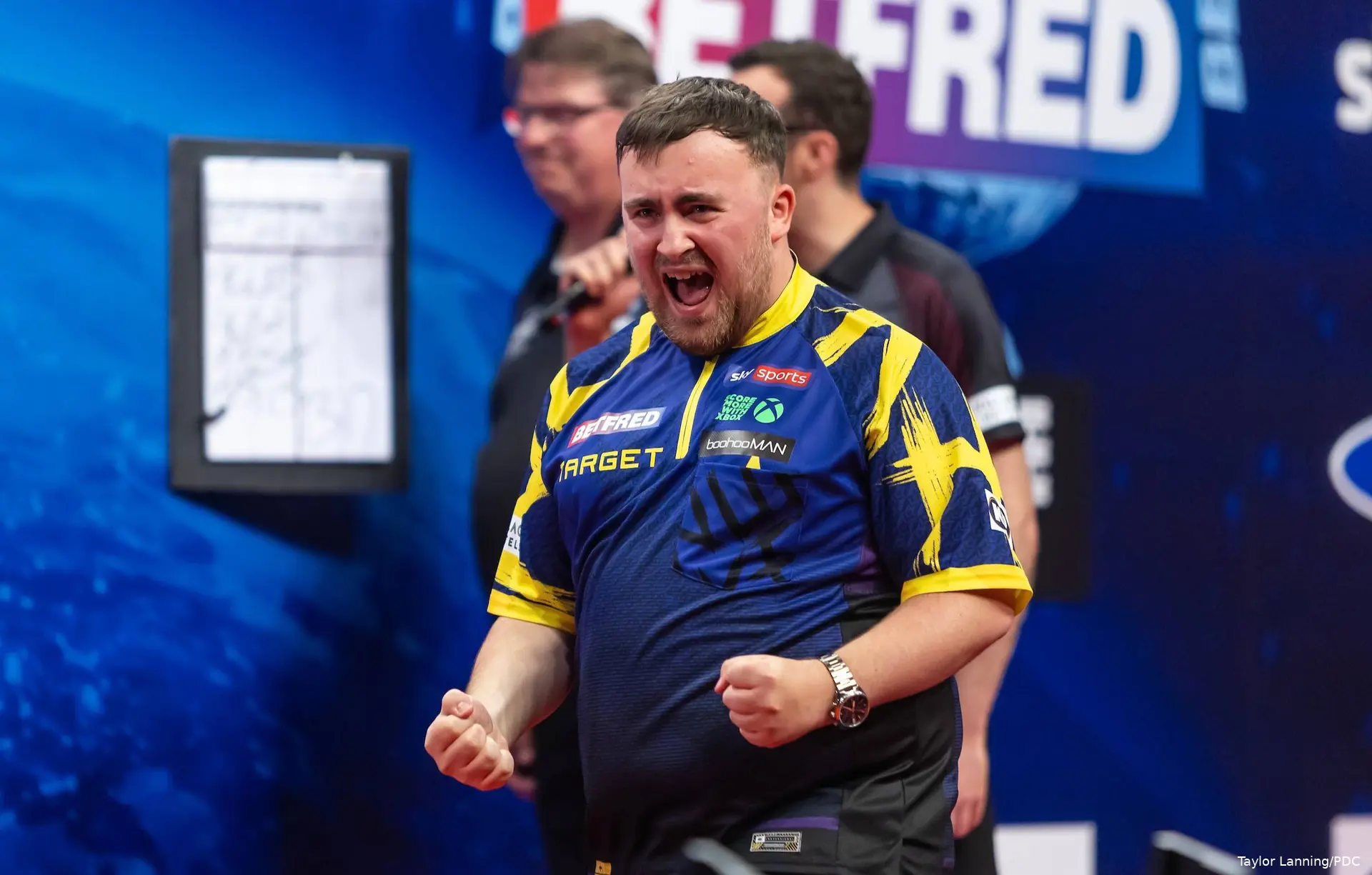 Luke Littler schreeuwt het uit