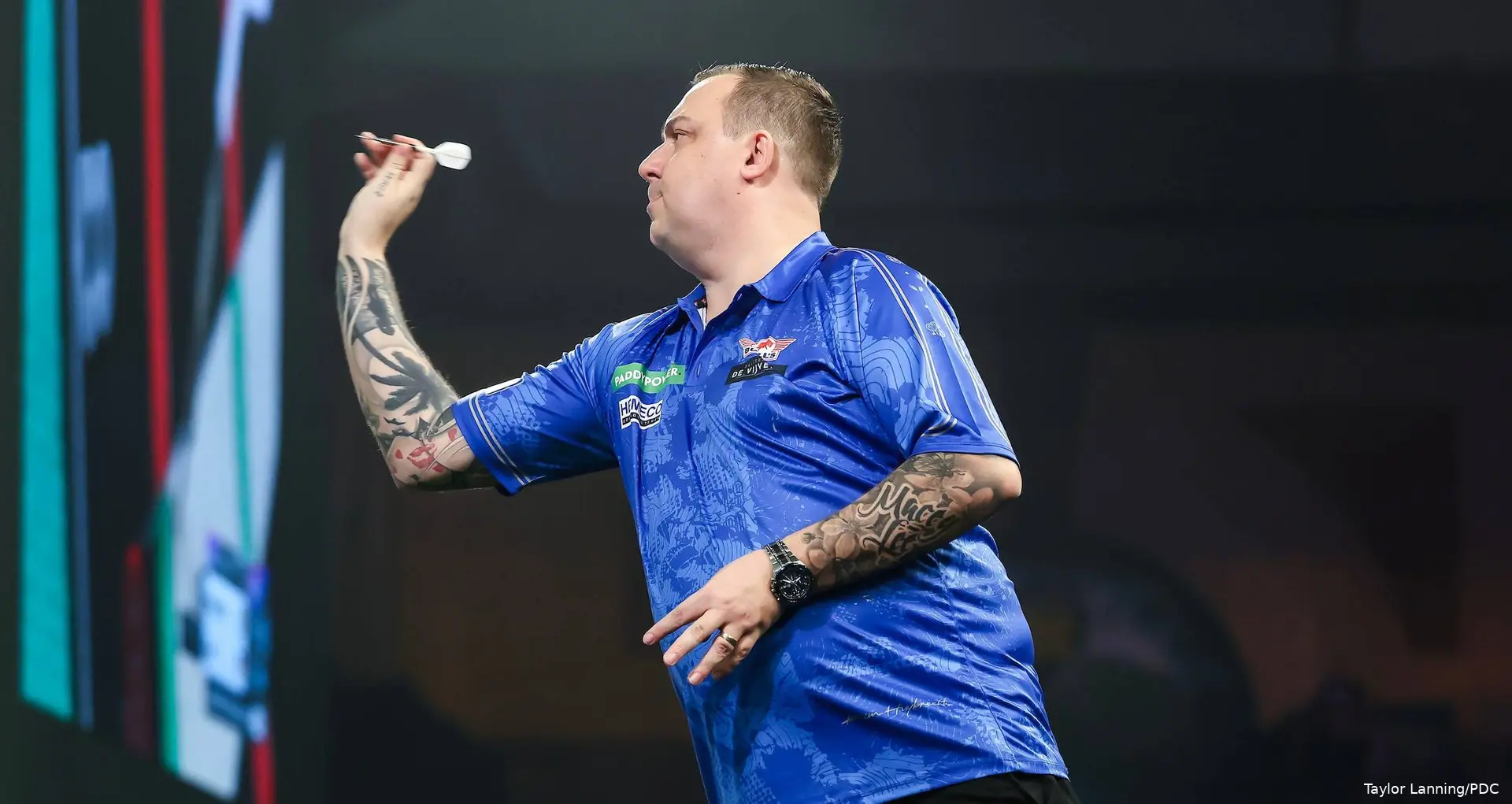 Kim Huybrechts in actie op het podium