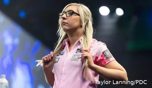 His partner Fallon Sherrock 'batters' him in practice he jokes.