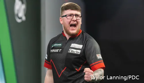 Keane Barry on the Worlds stage