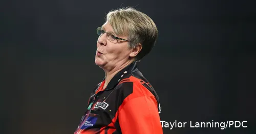 Lisa Ashton purses lips after missed checkout.