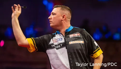 Chris Dobey schneidet bei der World Darts Championship normalerweise gut ab. Was kann er dieses Jahr erreichen?