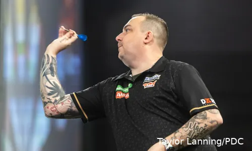 Kim Huybrechts verlor 10-2 gegen Damon Heta bei den UK Open 2025