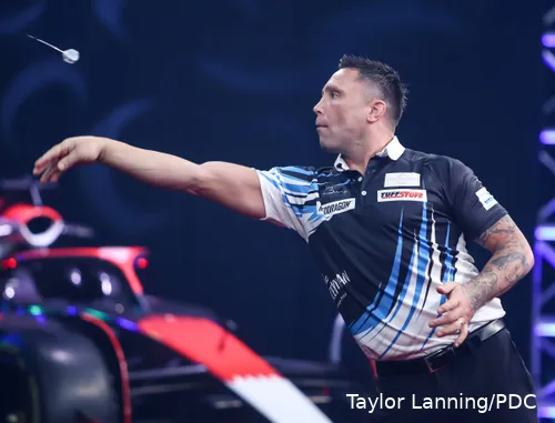 Gerwyn Price in Aktion