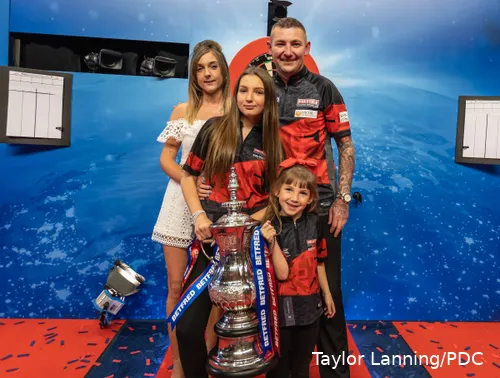 In 2023 schreef Nathan Aspinall de World Matchplay op zijn naam
