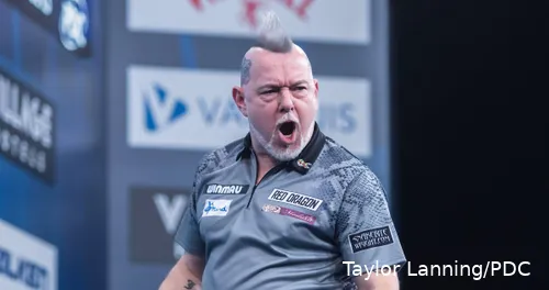 Peter Wright neemt het bij de laatste zestien op tegen Stephen Bunting