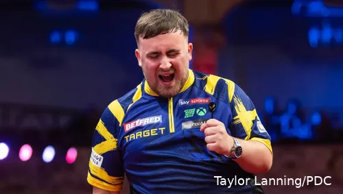 Luke Littler won vorig weekend de World Matchplay