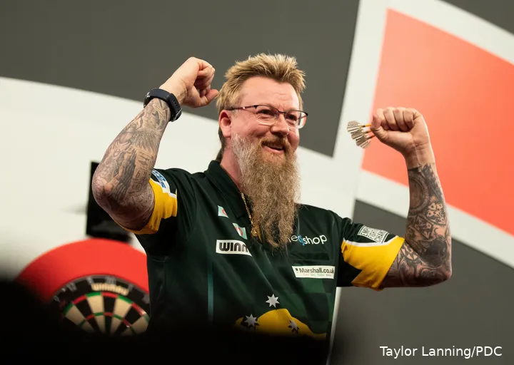 Simon Whitlock at 2023 Worlds Round 1