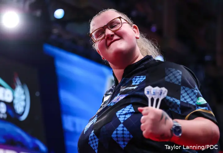 Beau Greaves at the 2026 World Matchplay