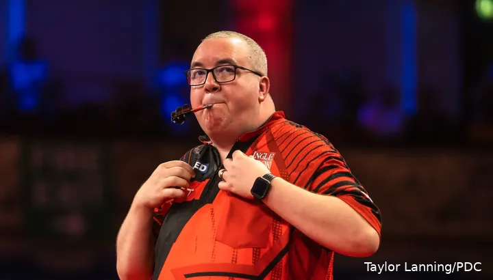 Stephen Bunting steht vor einer schwierigen Aufgabe, um zum zweiten Mal in seiner Karriere die Runde der letzten Acht beim World Matchplay zu erreichen