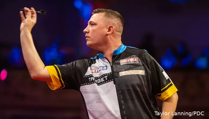 Chris Dobey schneidet bei der World Darts Championship normalerweise gut ab. Was kann er dieses Jahr erreichen?