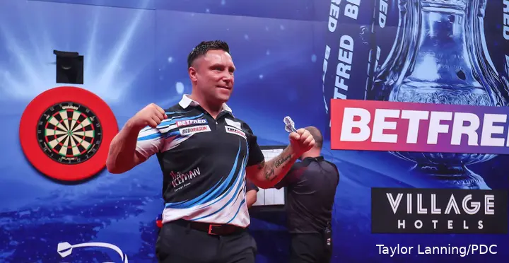 Gerwyn Price ballt die Fäuste.