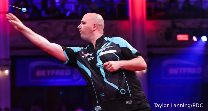 Rob Cross in Aktion